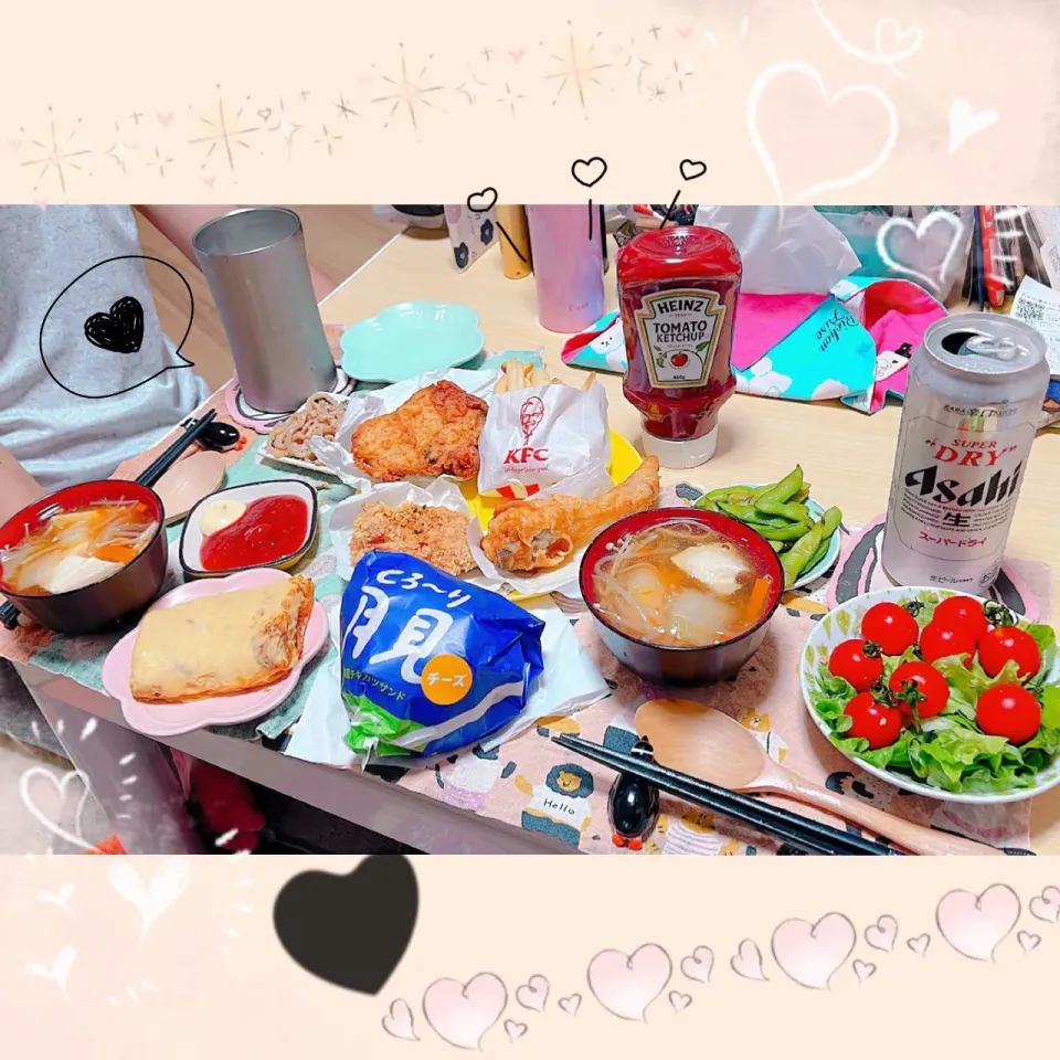 ９／１８ ｓｕｎ 晩ごはん🍴＊○°|rinaronarさん