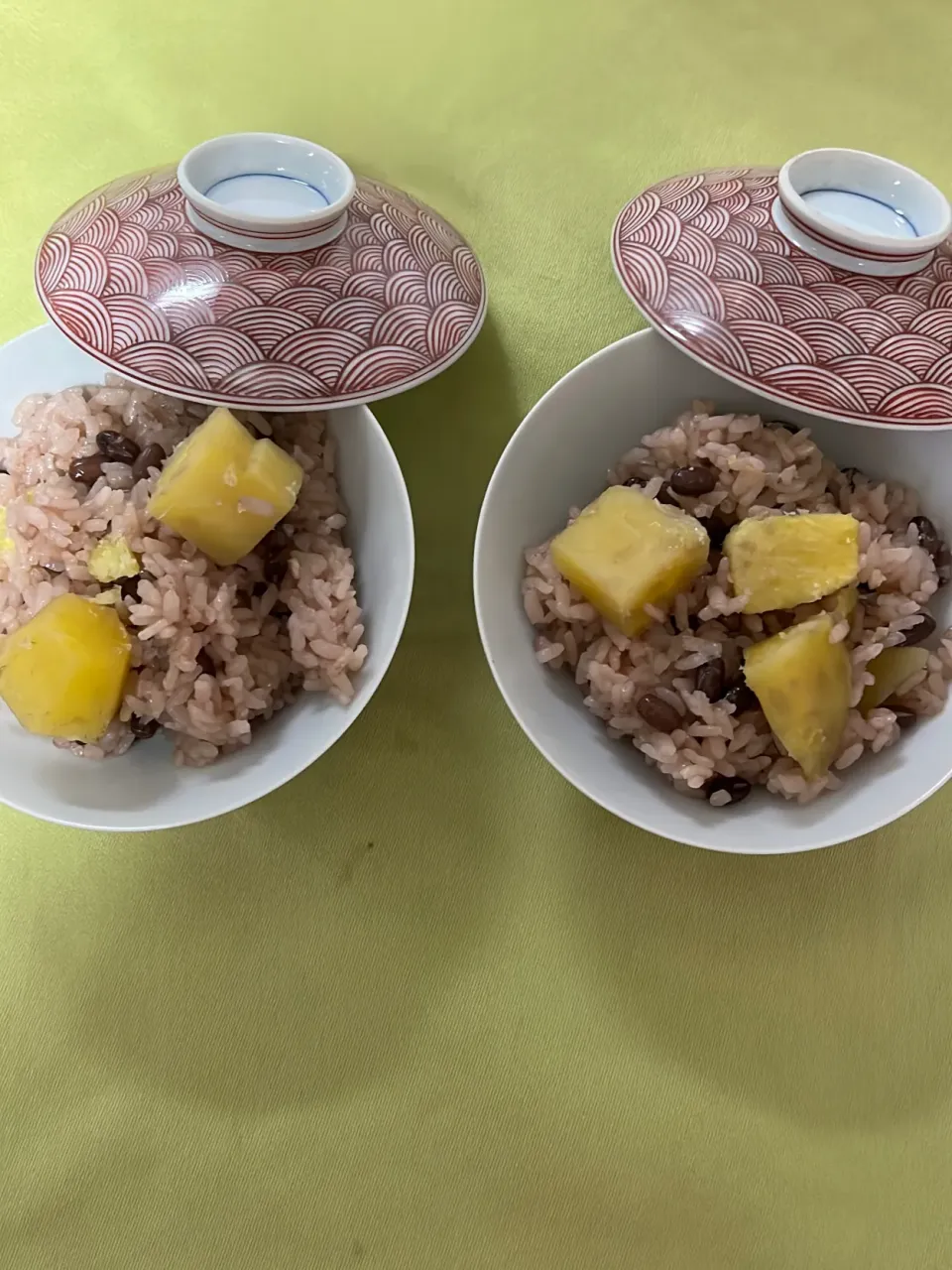 Snapdishの料理写真:秋ですねぇ〜🍂小豆となると金時の炊き込みご飯。|tamemitiさん