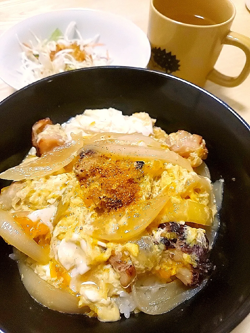 親子丼 ＆ サラダ|すばるさん