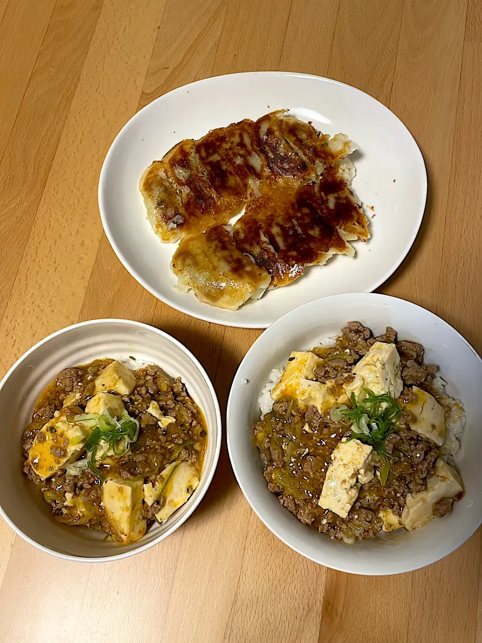 麻婆丼　餃子|そのみさん