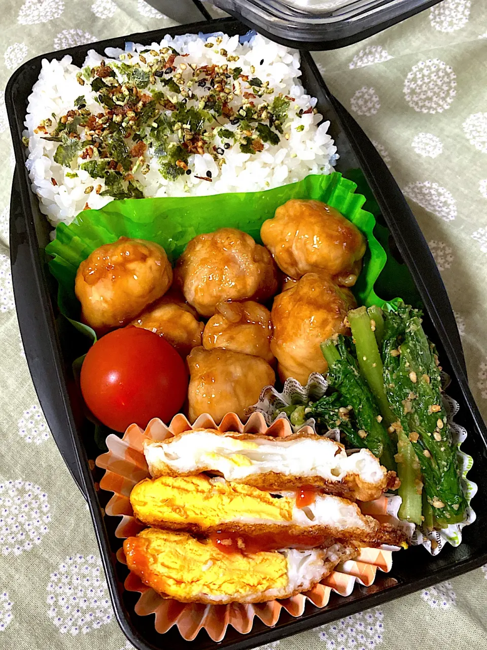 チーズ入り豚こま照り焼き弁当|SaDaさん