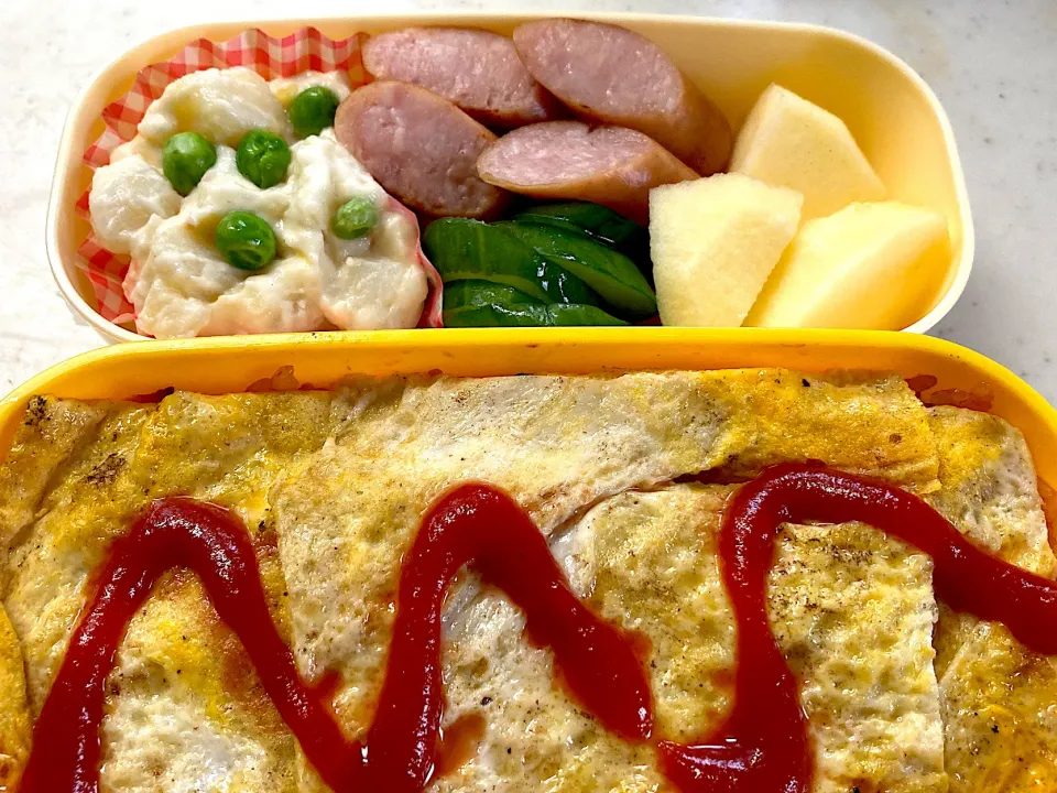 オムライス弁当|料理嫌いを直したいさん