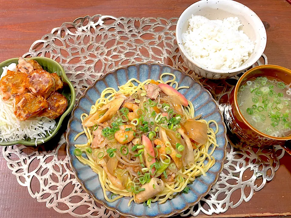 あんかけ焼きそば定食|hitomiさん