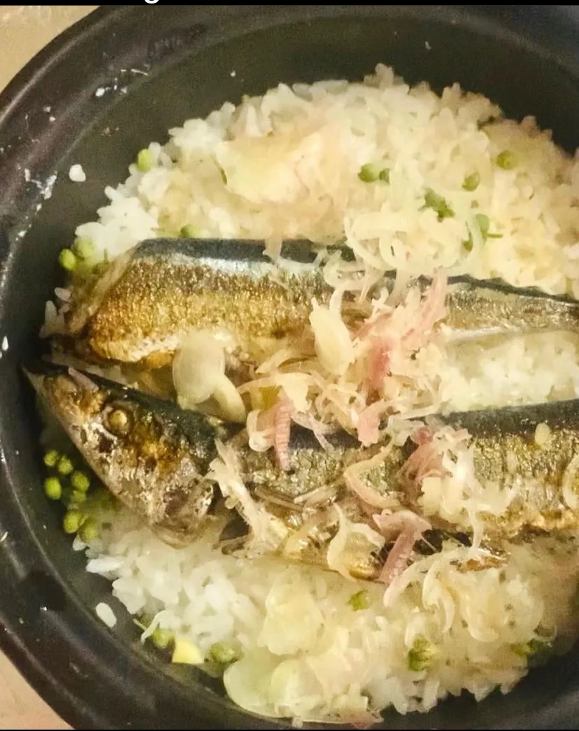 秋刀魚の炊き込みご飯|penbrorkeさん