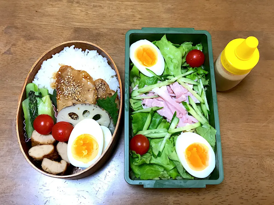 高校生男子お弁当🍱と補食のサラダラーメン🍜|ちょこさん