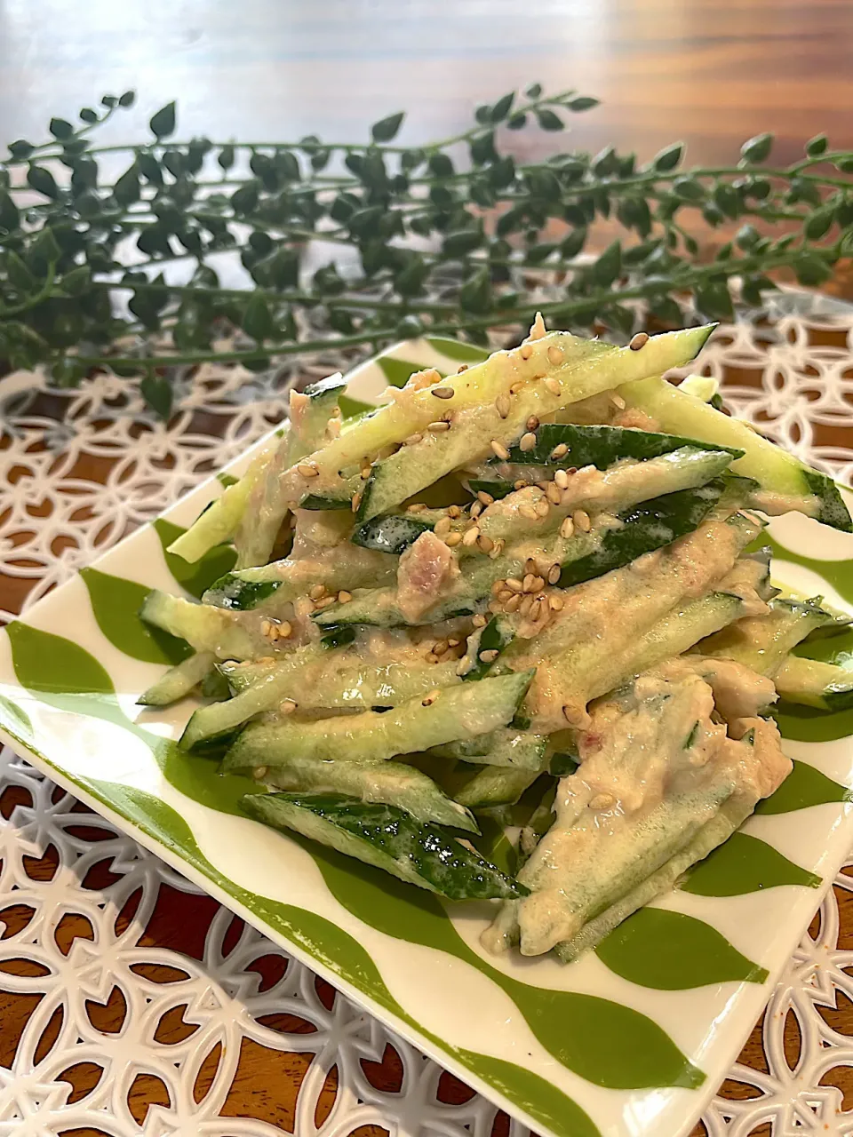 きゅうりとツナ缶の無限サラダ🥒🥒|🌼はなちゃん🌼さん