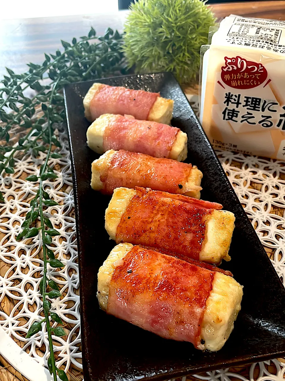 洋風☆料理に使える絹を使った豆腐のバター焼！！🥓🥓|🌼はなちゃん🌼さん