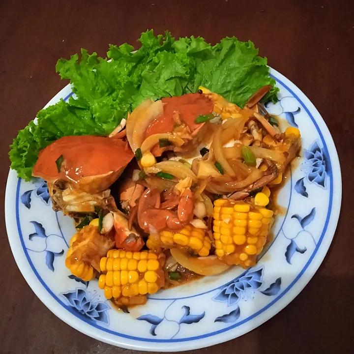 Snapdishの料理写真:Kepiting Saus Asam Manis|Azifah Anggrainiさん