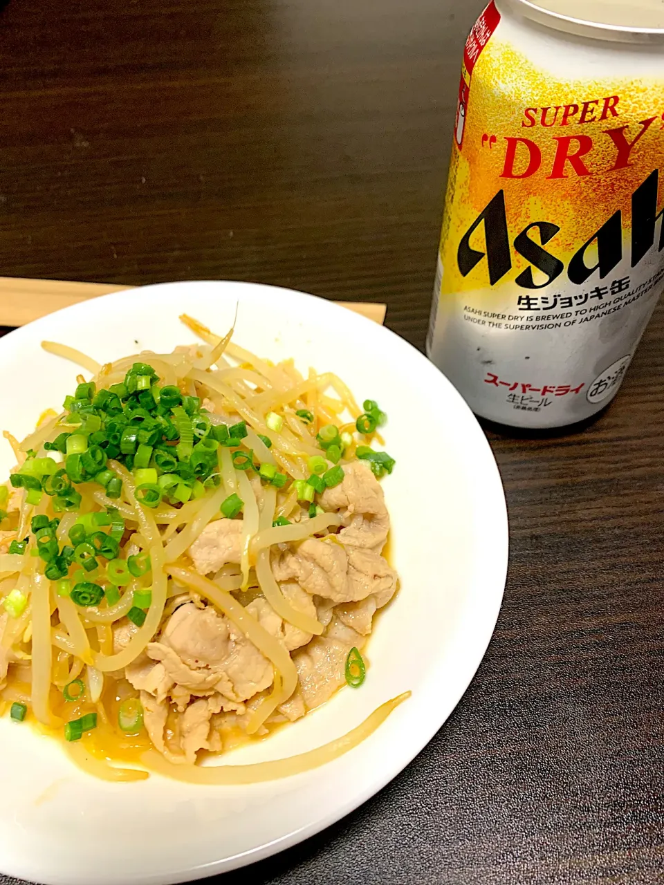 Snapdishの料理写真:豚肉ともやしのガリぽん炒め|ふかおさん