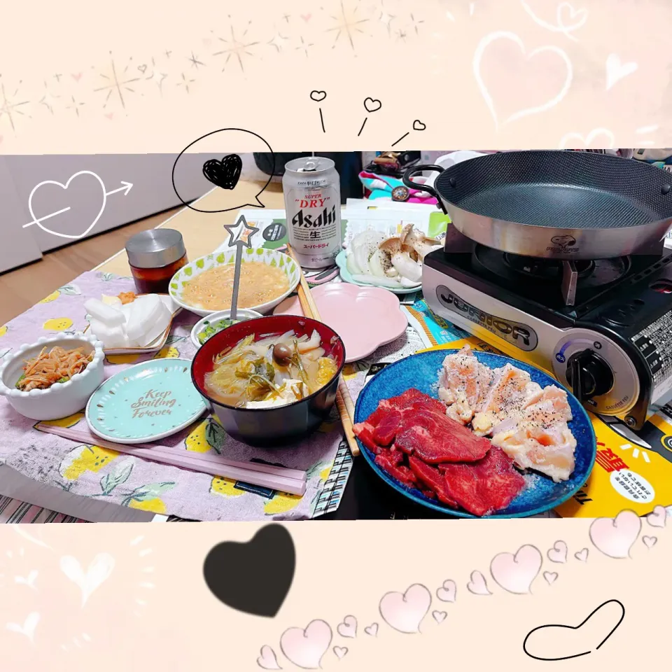 Snapdishの料理写真:９／２３ ｆｒｉ 晩ごはん🍴＊○°|rinaronarさん