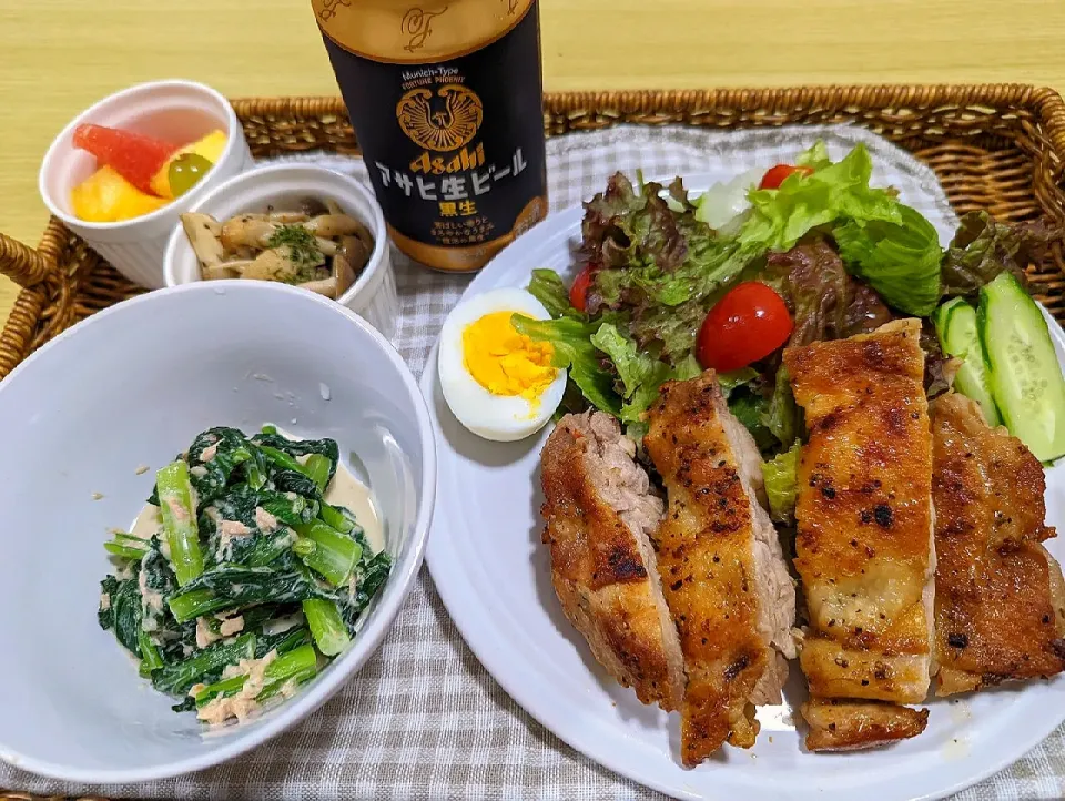 Snapdishの料理写真:チキンのレモンペッパー焼き|shi♡♡さん