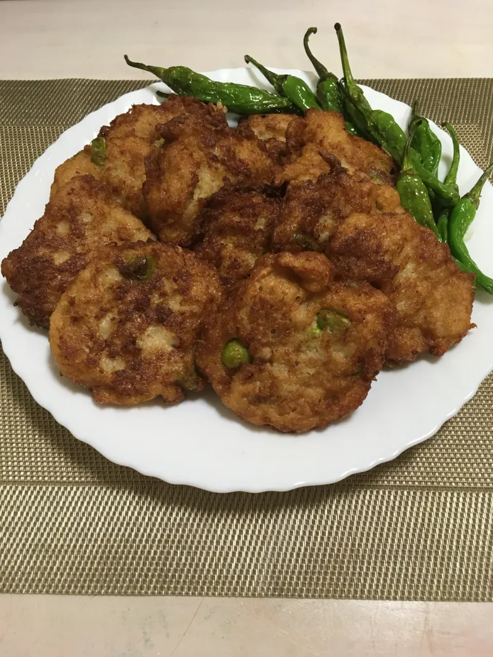 鶏挽き肉と大和芋のふんわり揚げ|ももさん