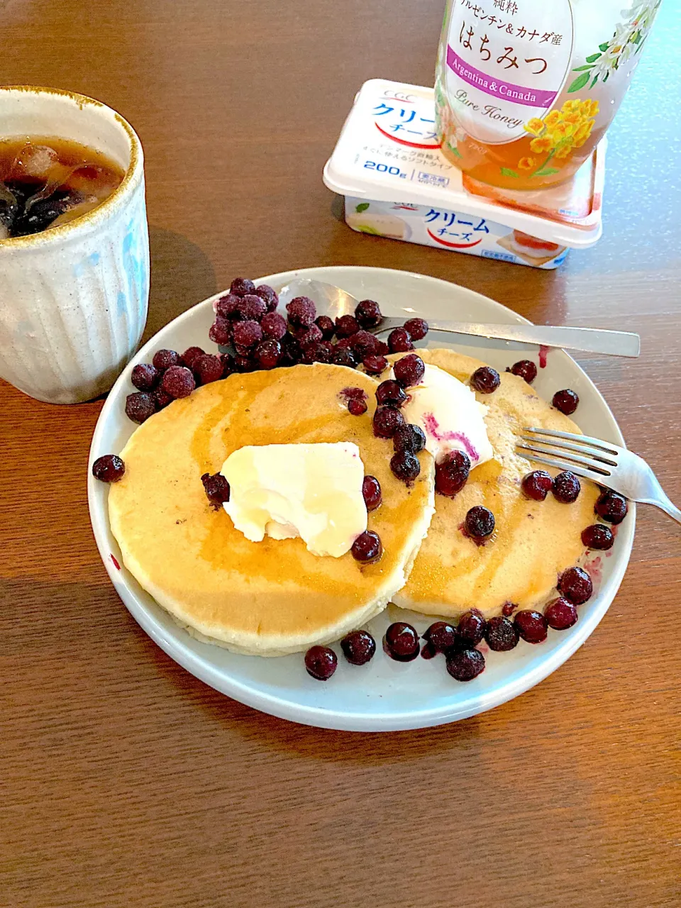 ホットケーキと、美味しい組み合わせ|えりぺいさん