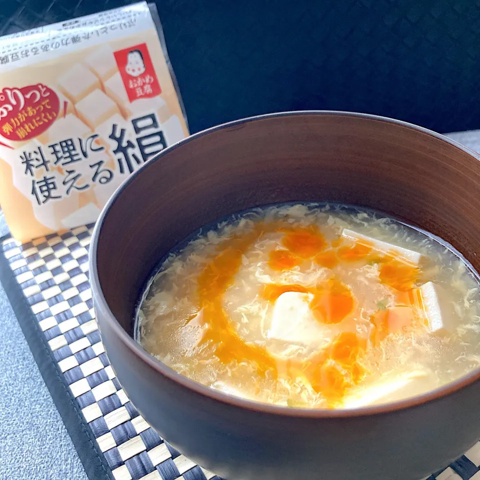 Snapdishの料理写真:卵スープ🥚☺️|ららさん