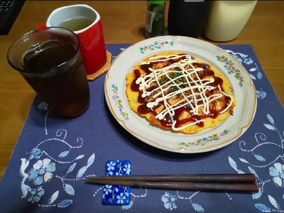 お好み焼き(昼飯)|enarinさん