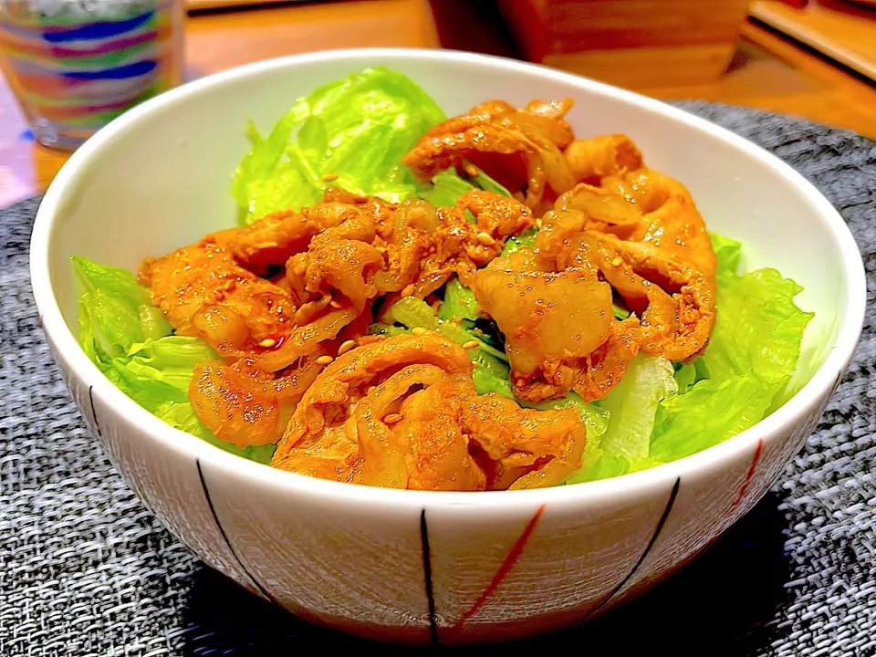 Snapdishの料理写真:豚丼🐽|AK@Night Cookerさん