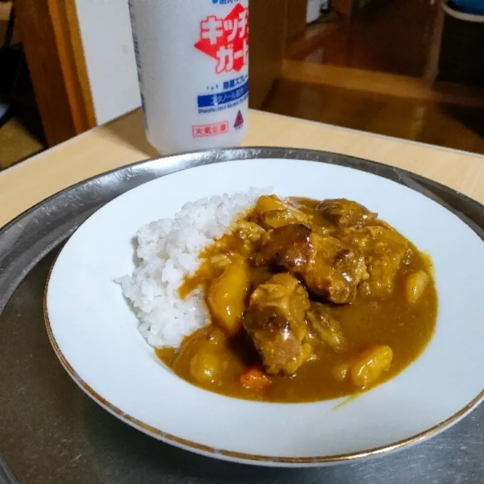 豚軟骨のトロトロ煮込みカレー。カレー粉で作るので、あっさりしてます。|ariyo4200さん