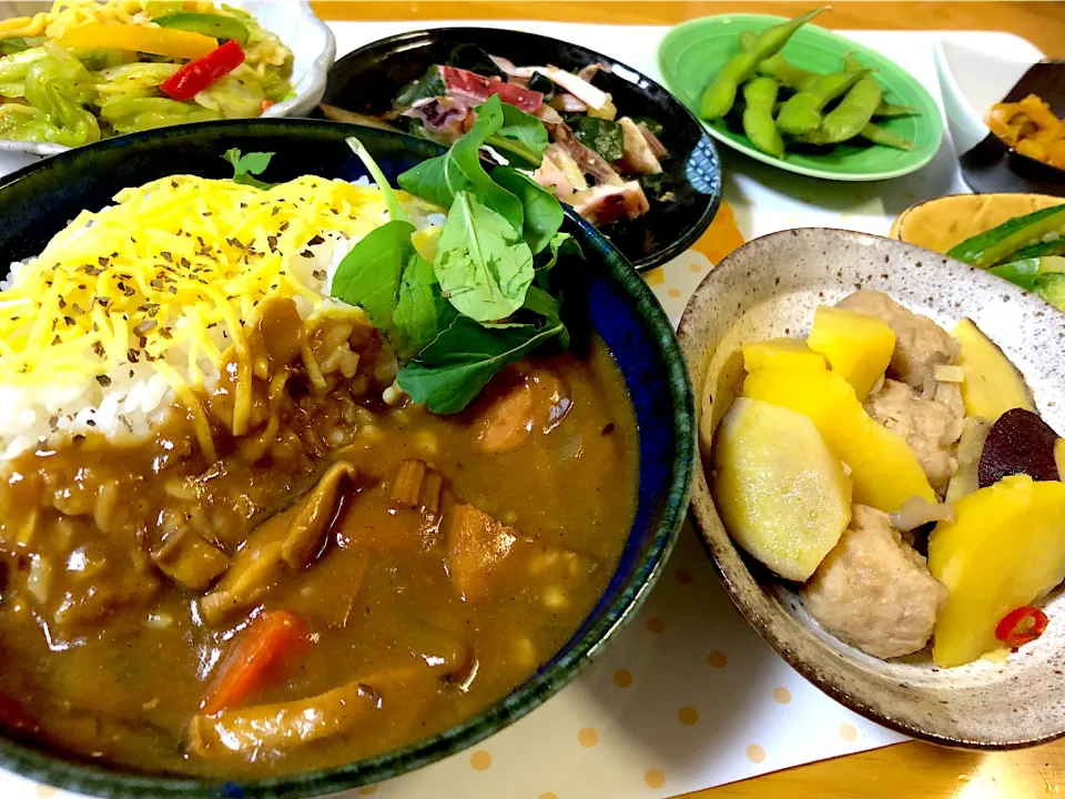 サフランライスのチーズカレー🍛|ゆうりさん