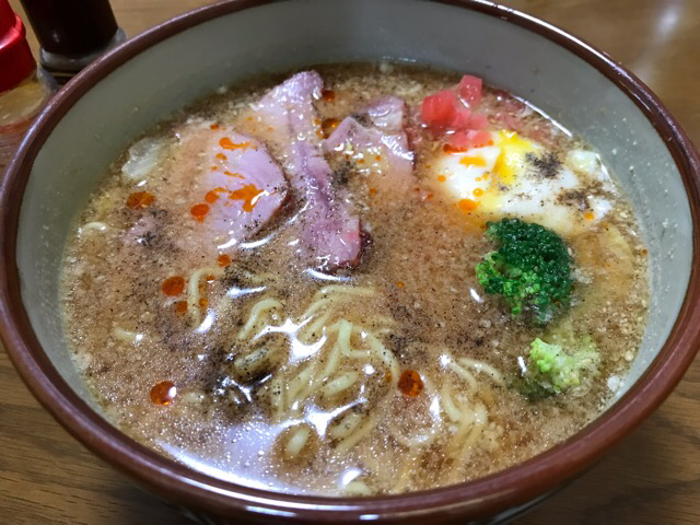 マルちゃん正麺🍜、豚骨醤油味❗️(^^)✨
