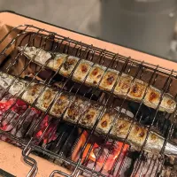 Snapdishの料理写真:七輪で秋刀魚を焼きました😋|walnutさん