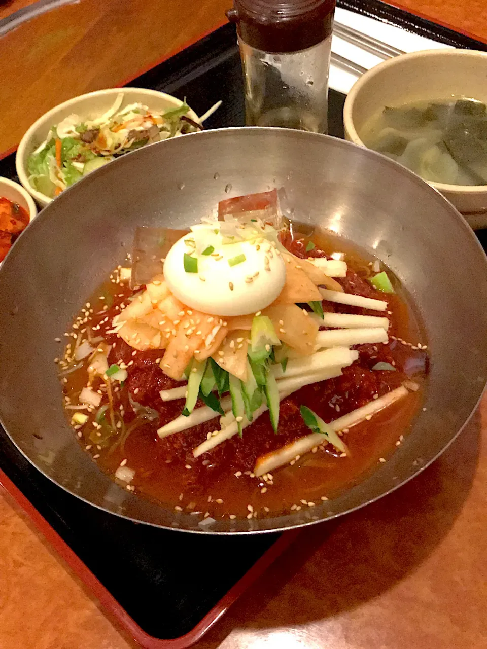 ビビン冷麺定食|ま〜てぃんさん