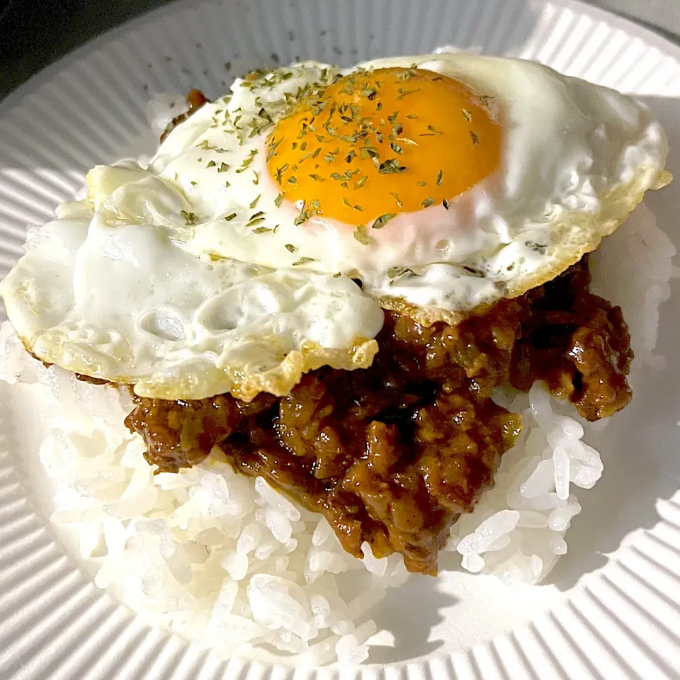 お庭でのんびり仕込んだドライカレー|Kouji  Kobayashiさん