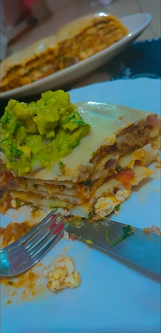 lasagna with guacamole|Anne Charlesさん