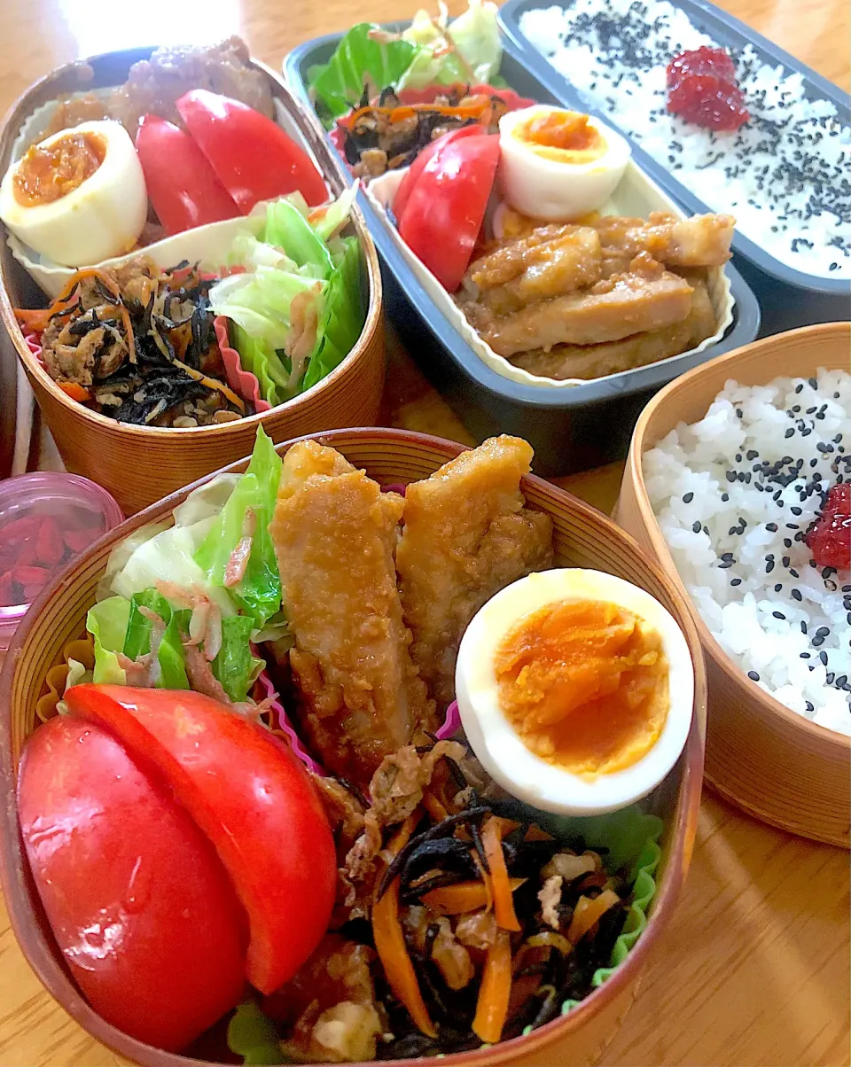 家族お弁当🍱´ ³`°) ♬︎*.:❤️|ふみぃさん