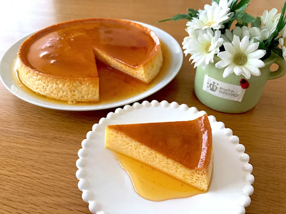 Snapdishの料理写真:＊大きなたまごプリン🍮＊|＊抹茶＊さん