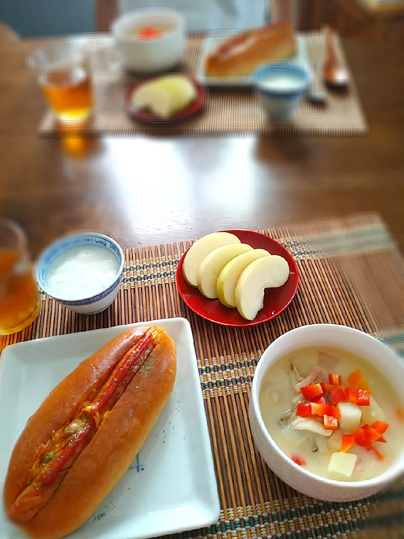 朝ごはん🌄！|まめころさん