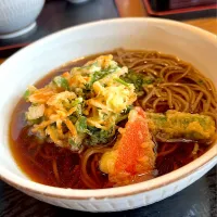 Snapdishの料理写真:かき揚げ蕎麦|加代子(mani)さん