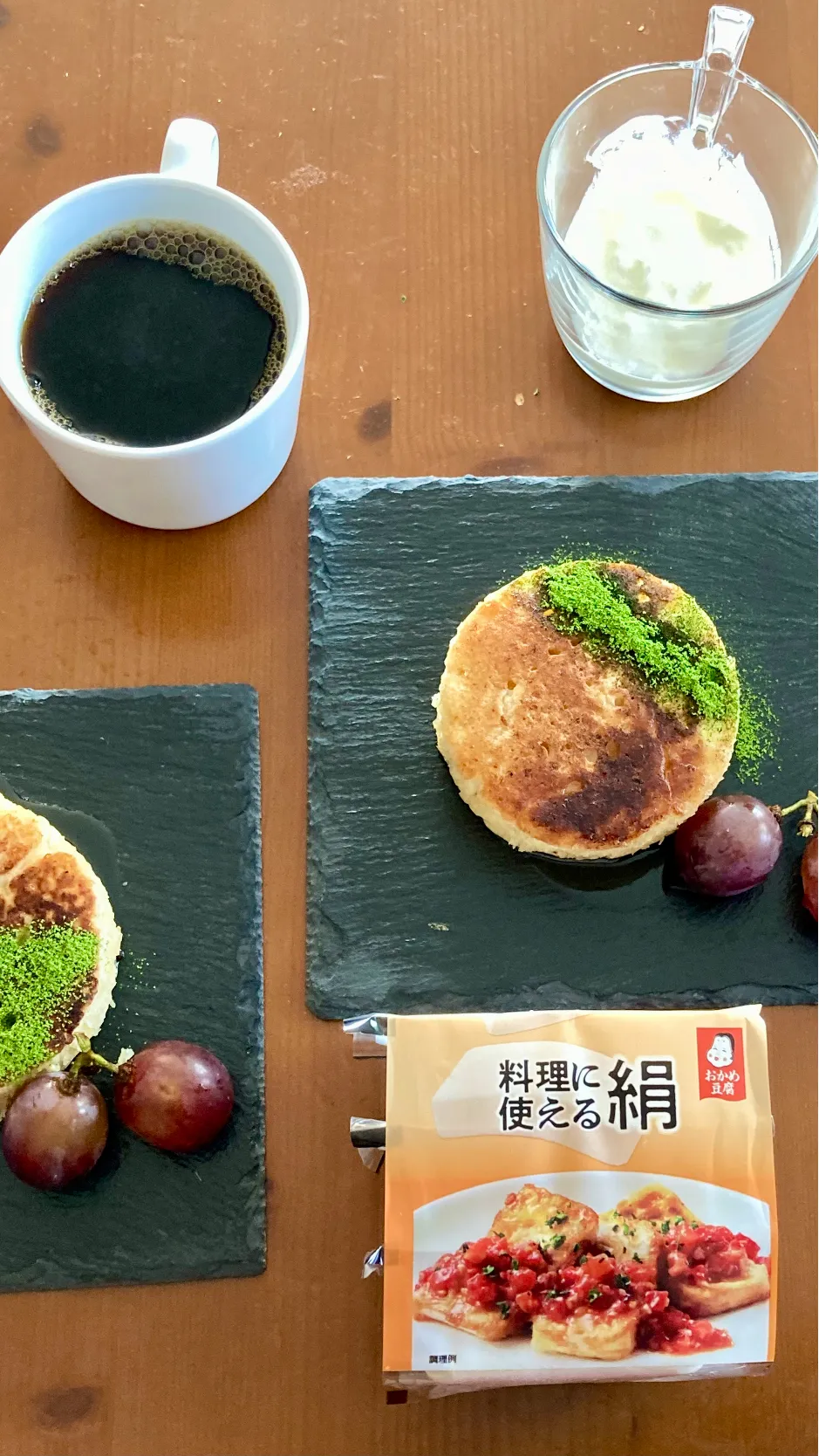 精進料理^o^家庭で作るおやつ　「料理に使える絹」で作るホットケーキ|ドルフの美味しい家庭料理さん