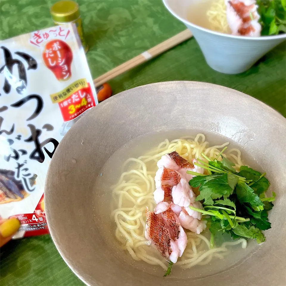 鯛茶漬けラーメン|ひろこさん