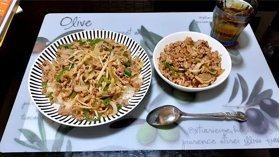 野菜丼😀小皿は試作品です🥲|なおっちさん