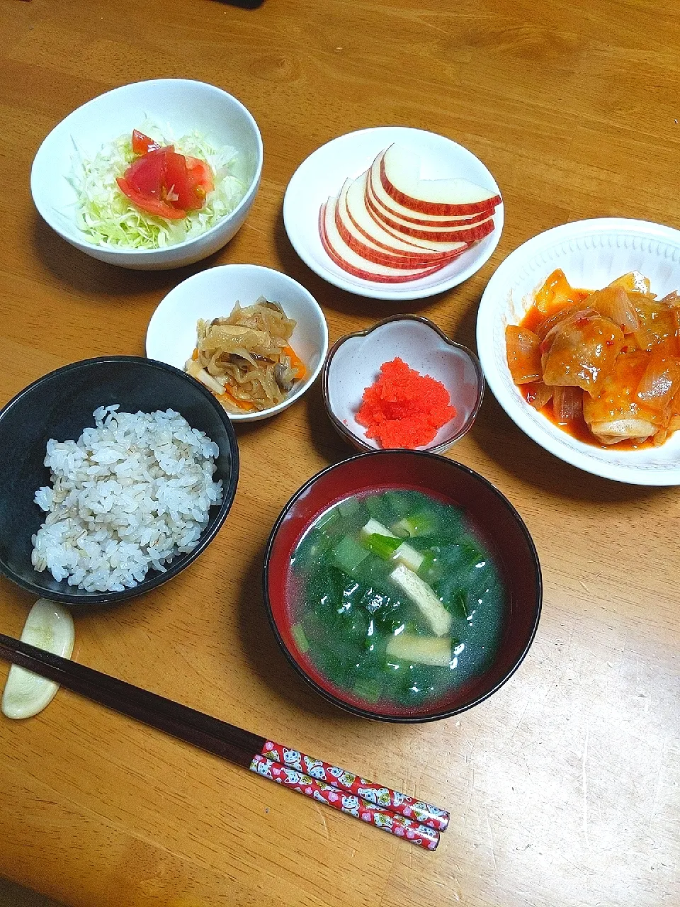 もち麦ご飯と鶏肉のチリソース|楠川美江さん