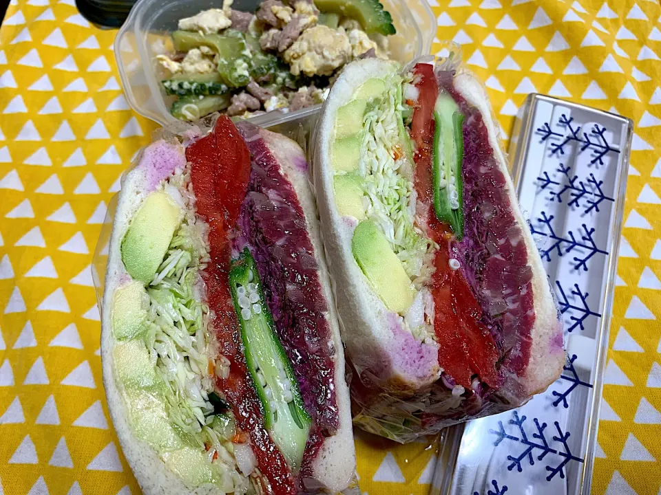 自分弁当🥪|がおりんさん