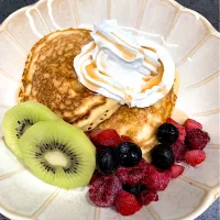 Snapdishの料理写真:もっちり　パンケーキ🥞|Hiroさん