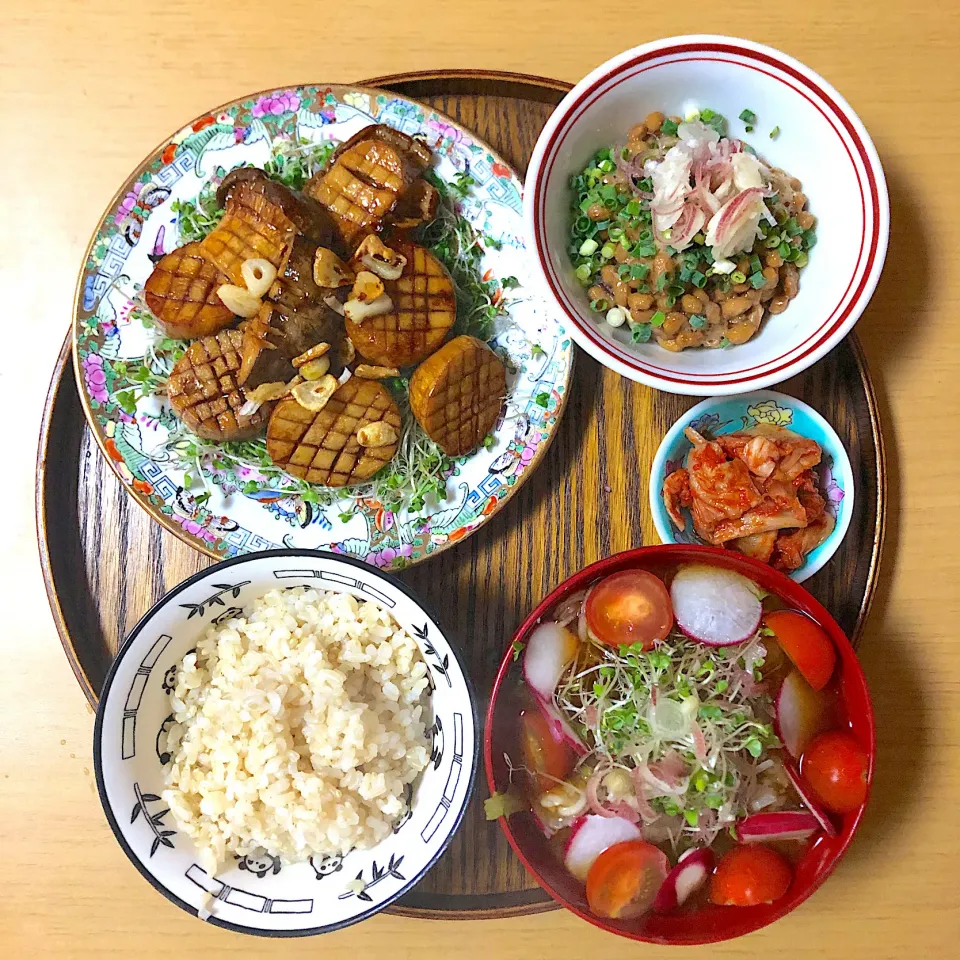 #vegan 
エリンギステーキ|makiko_aさん