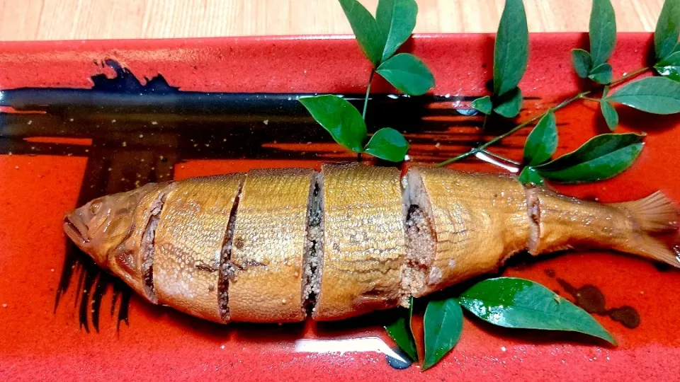 子持ち鮎の甘露煮|あーきさん