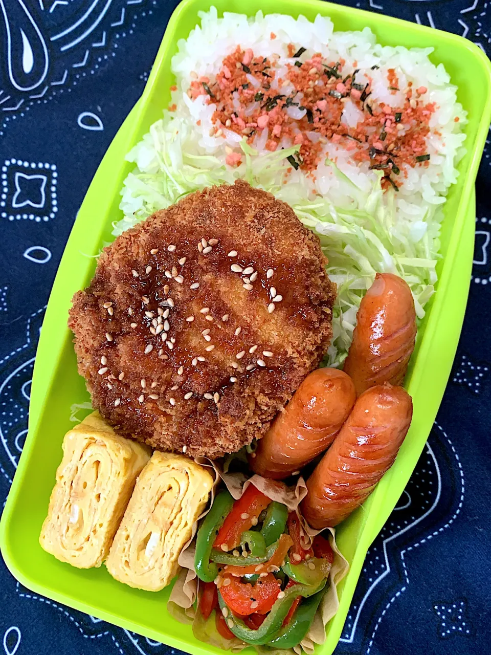 Snapdishの料理写真:コロッケ弁当|ちょんさん