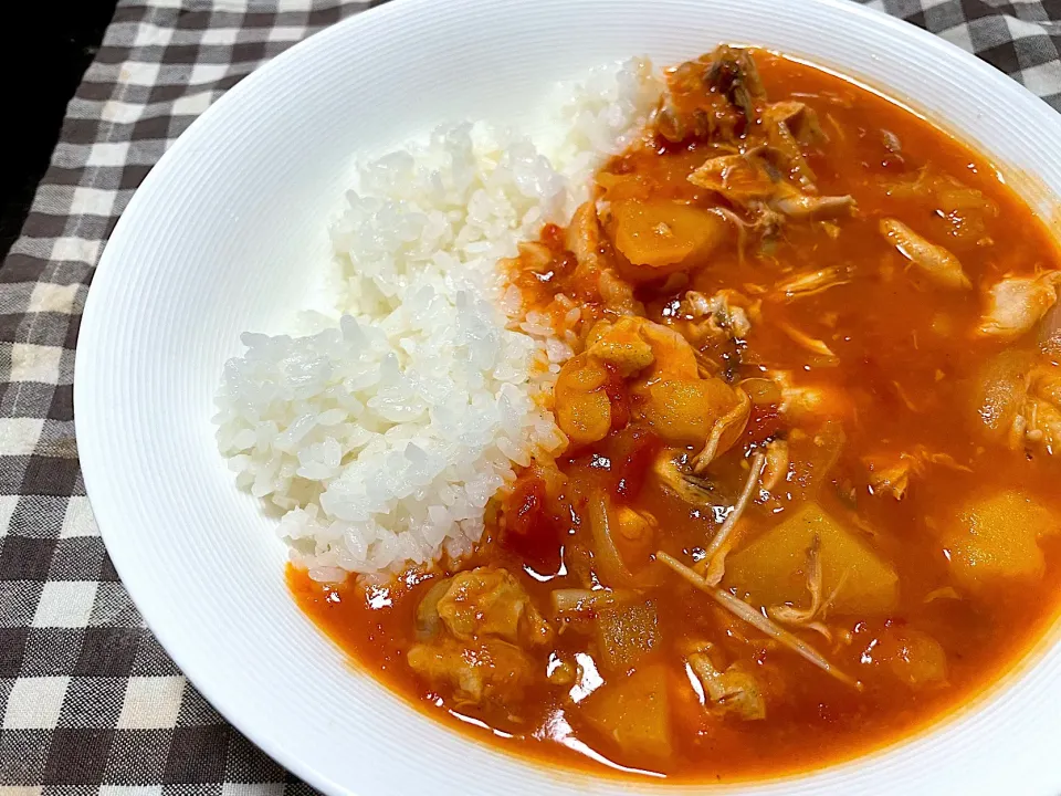 チキンのトマト煮込み|ハルさん