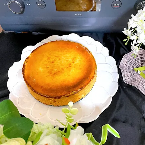 「EVERINO（エブリノ）」を使ってみたSnapdishの料理・レシピ写真:『象印　EVERINO』オーブンで作るチーズケーキ✨