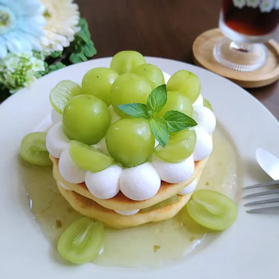 シャインマスカットパンケーキ|こだしーさん