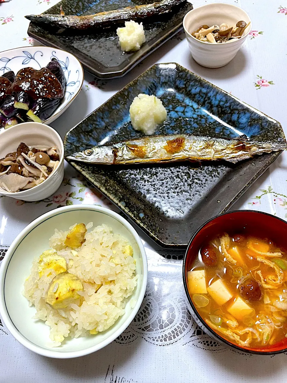 秋を愛でる晩御飯|つるひめさん