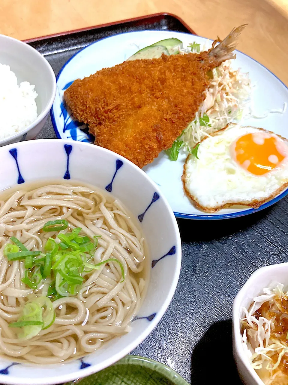 アジフライ定食inかわづ|たくちゃんせんせーさん