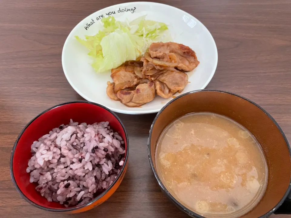 昼からがっつり生姜焼き👍🏻|FXTKJさん