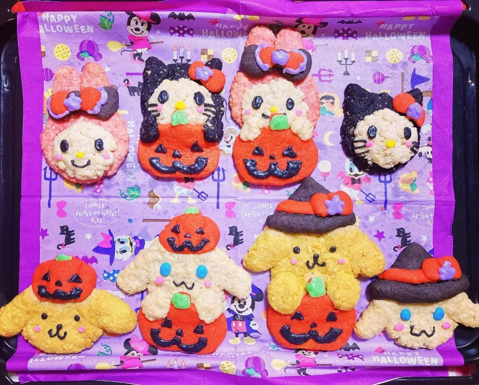 サンリオハロウィンクッキー🍬👻🎃🍪|めいちさん