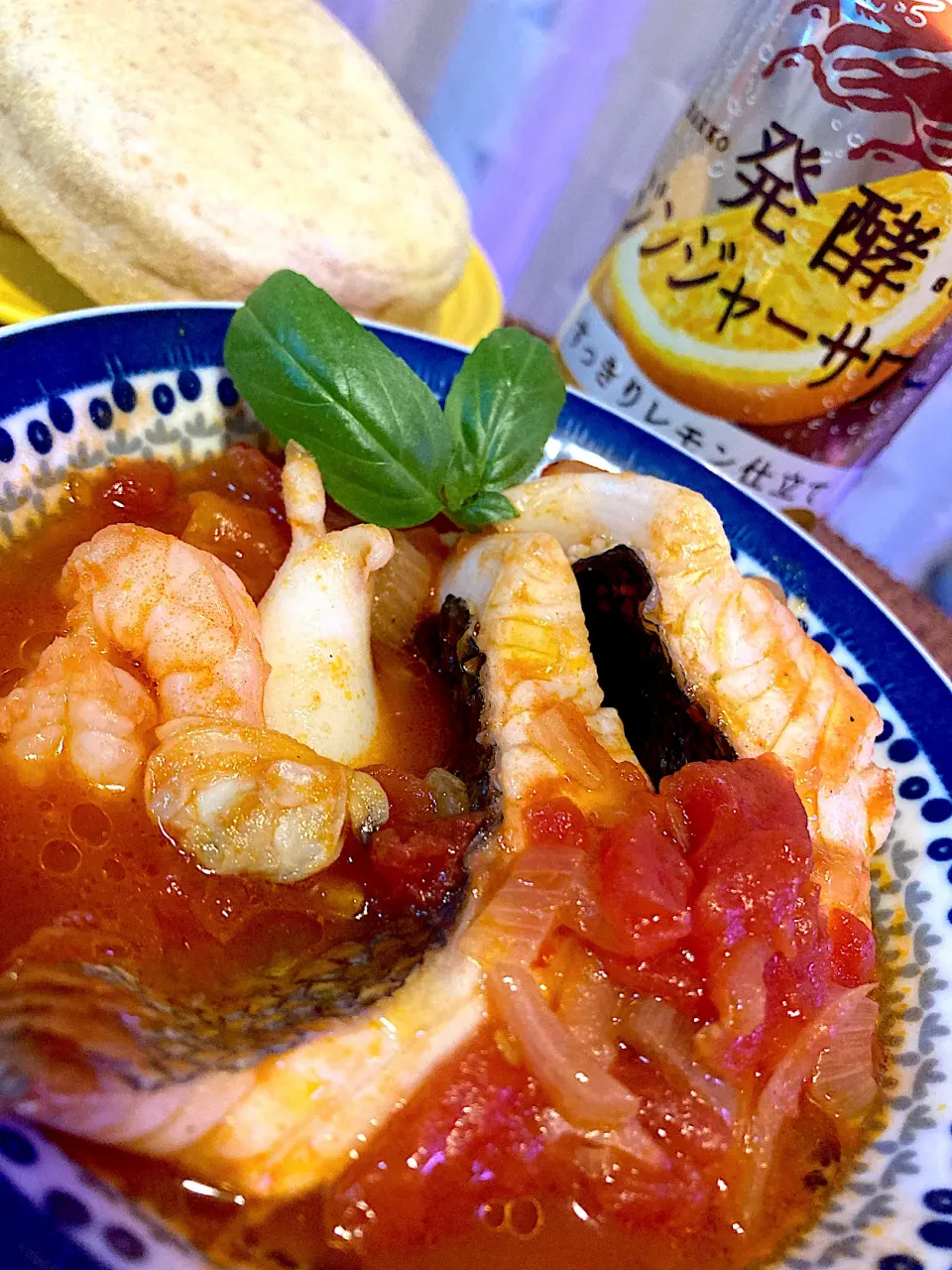 Snapdishの料理写真:ウメイロのトマト煮🍅🐠😋🍻💕✨|アイさん