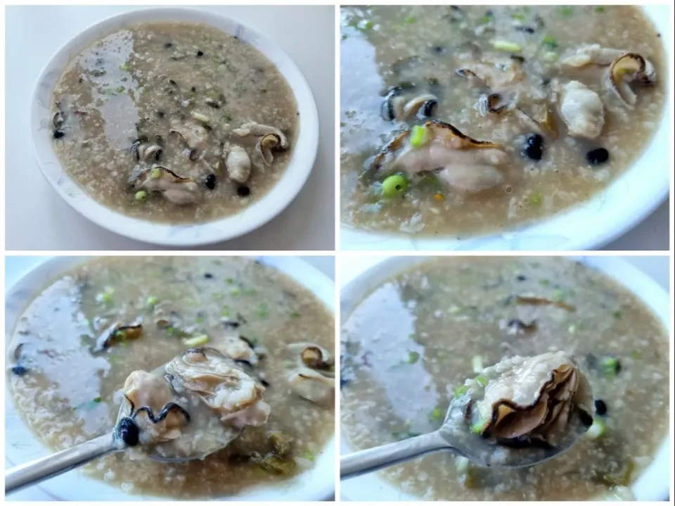 oyster congee|steven z.y.さん