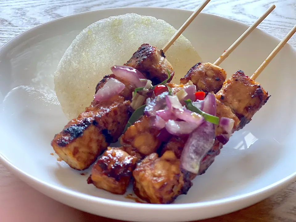 Sate tempe (vegetarian satay)|yeni kartikasariさん